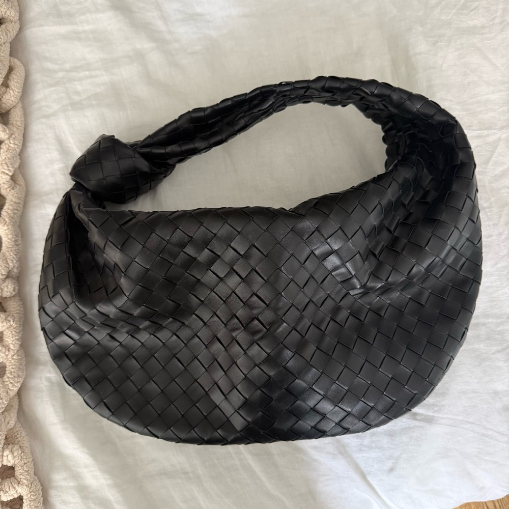 Bottega inspired knot shoulder bag